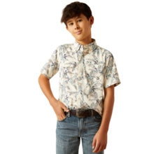 Boys VentTEK Outbound Classic Fit Shirt-Style No. 10058827-Papyrus