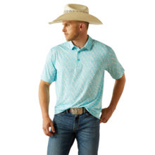 MEN'S Style No. 10054898 360 AirFlow Polo-Blue Mist