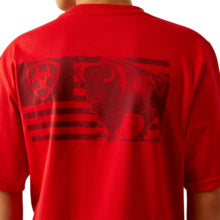 Boys Charger Camo Stripe Tee- Charcoal-10059050