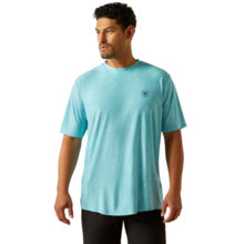 Blue Mist Mens Charger Diagonal Flag T-Shirt -10054761