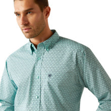 Ariat Mens Canyon Classic Fit Shirt Mint - 10054673-Mint