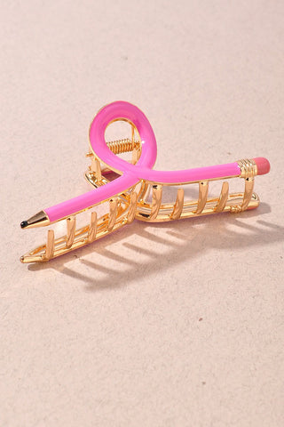 Pencil-Shaped Hair Claw Clip