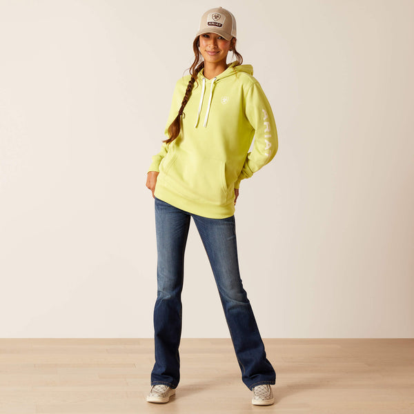 WOMEN'S Style No. 10049032 Ariat Logo Hoodie-Celery Green