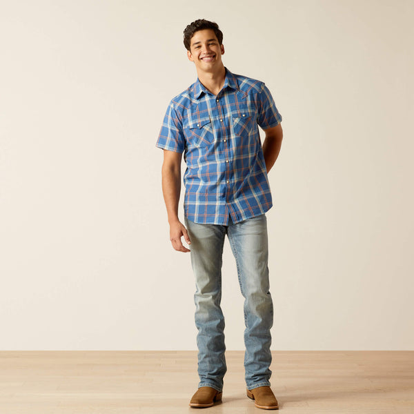 MEN'S Style No. 10051255 Hogany Retro Fit Shirt-BLUE RIDGE