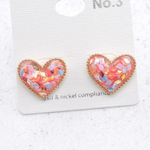 Heart Confetti Earrings