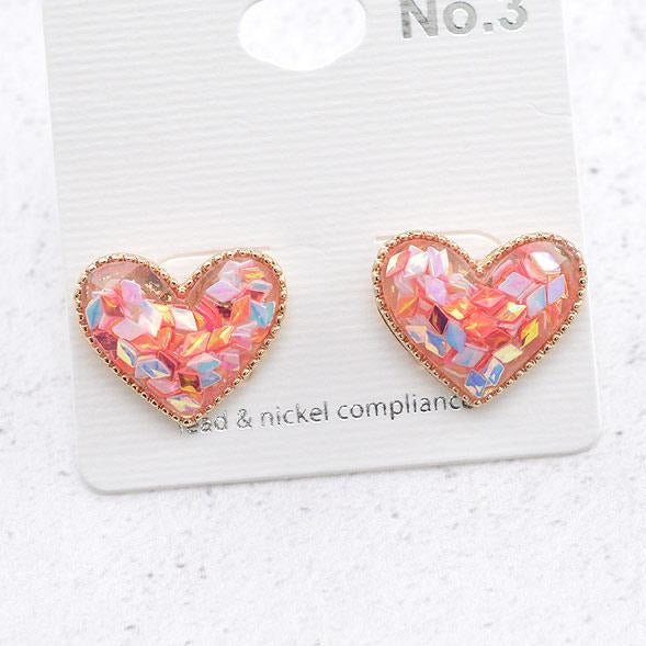 Heart Confetti Earrings