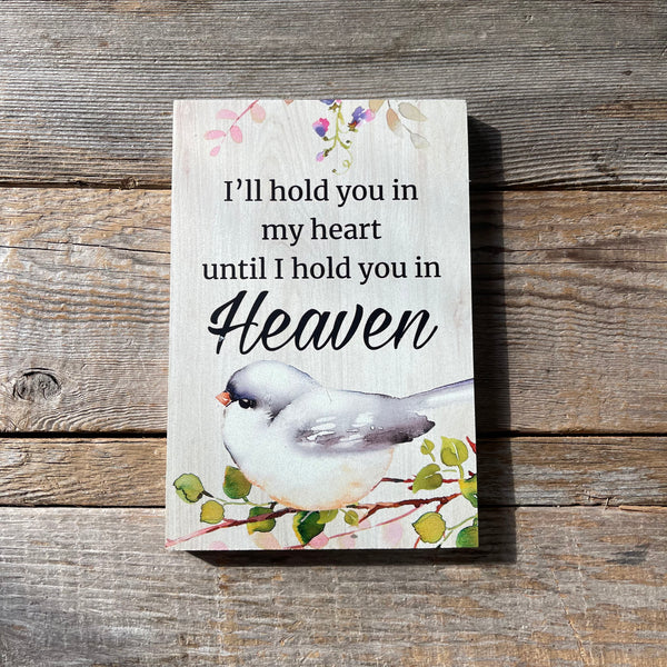 Memorial Birds Message plaques that hang or stand