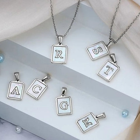 Alphabet Silver Necklace