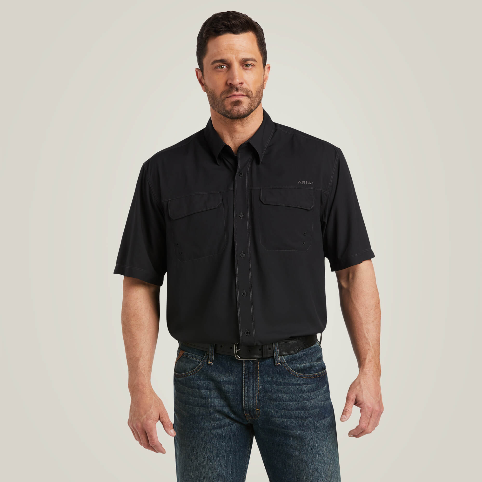VentTEK Outbound Classic Fit Shirt-No. 10035388- Black