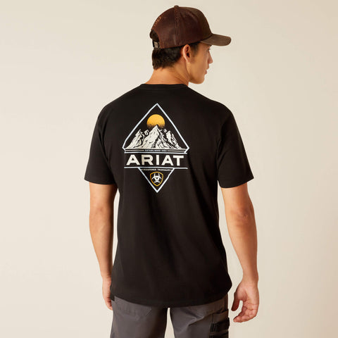 MEN'S Style No. 10051445 Ariat DMND Mountain T-Shirt-Black