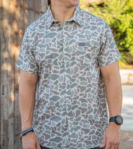 Performance Button Up - Classic Deer Camo