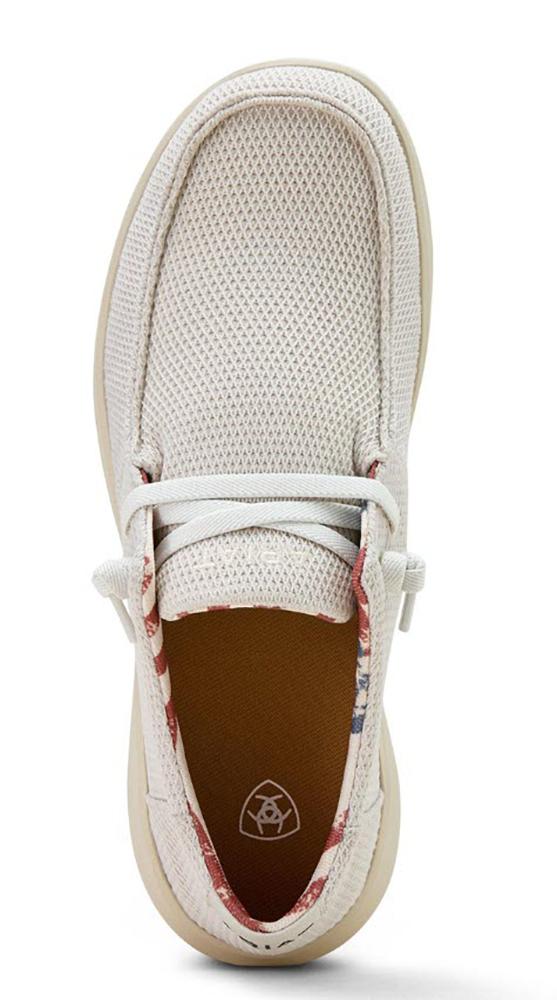 Ariat Men's Hilo Cream Mesh Slip On Casual Shoe 10061335