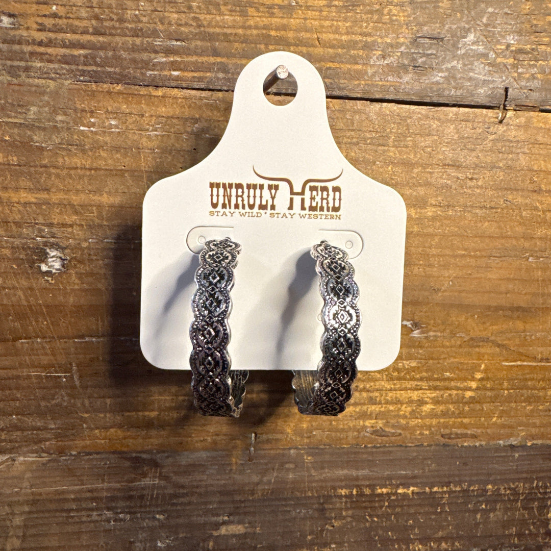Unruly Herd Western Scroll Hoop