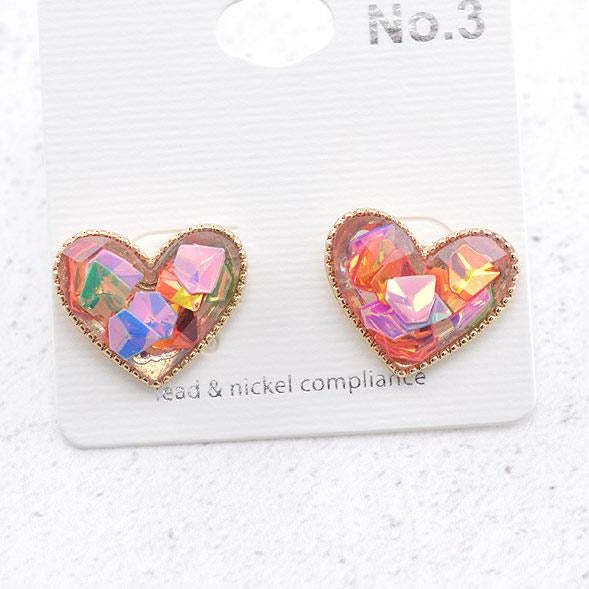 Heart Confetti Earrings