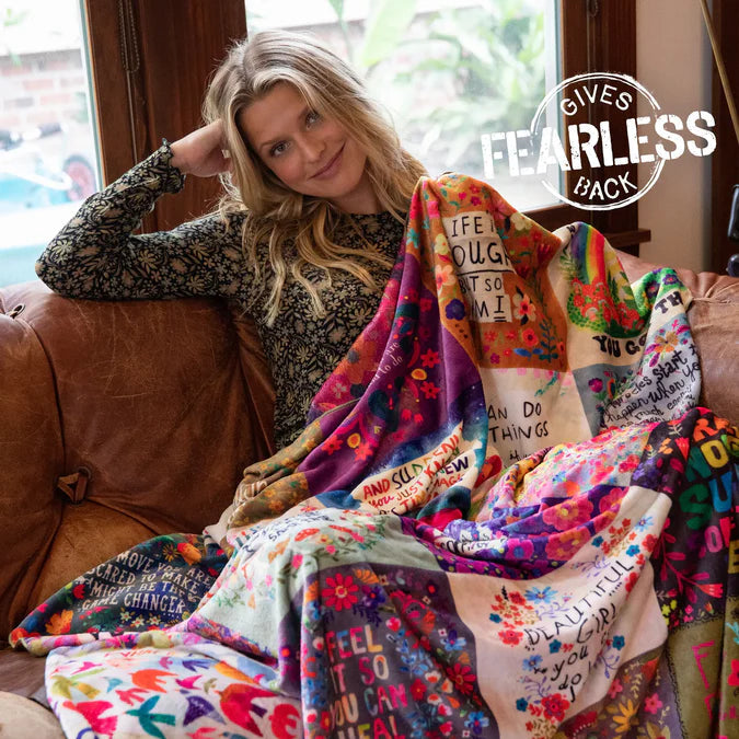 XL Double-Sided Cozy Blanket - Fearless Chirps