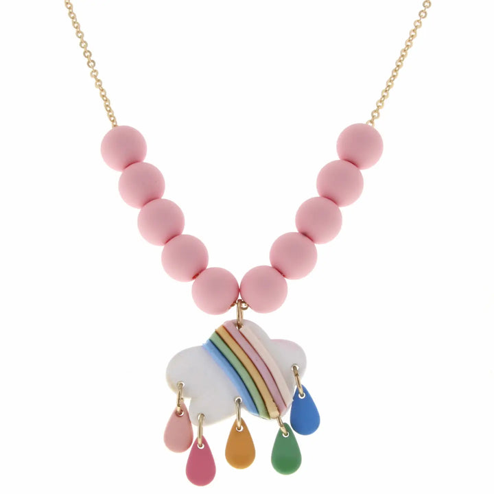 JM Kids Beaded & Chain Necklace