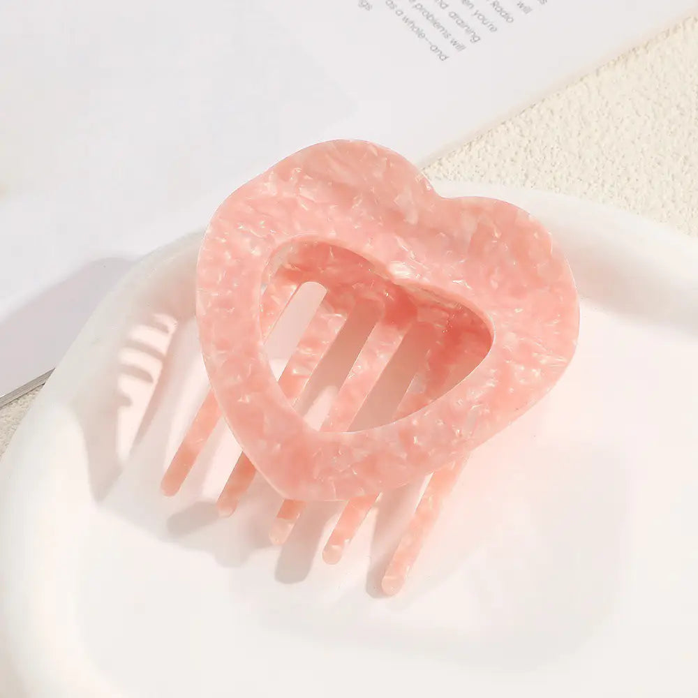 Valentine's Heart Hair Clip, Sweet Romantic Hair