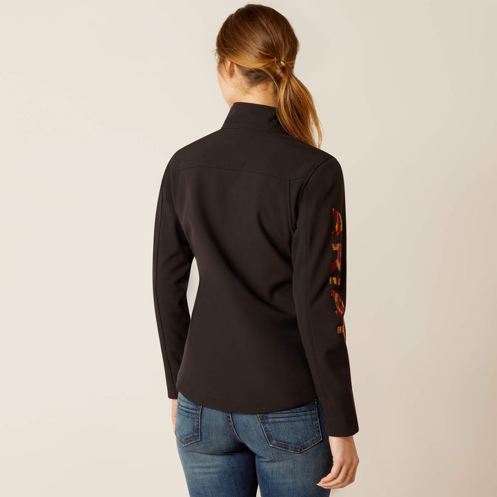 WOMEN'S Style No. 10046686 New Team Softshell Jacket-BLACK/MIRAGE