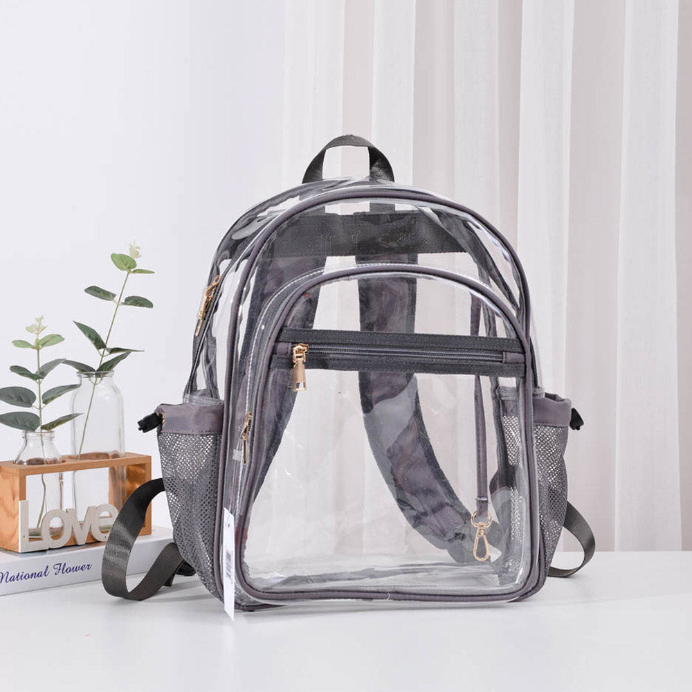 Clear Front Pocket Backpack