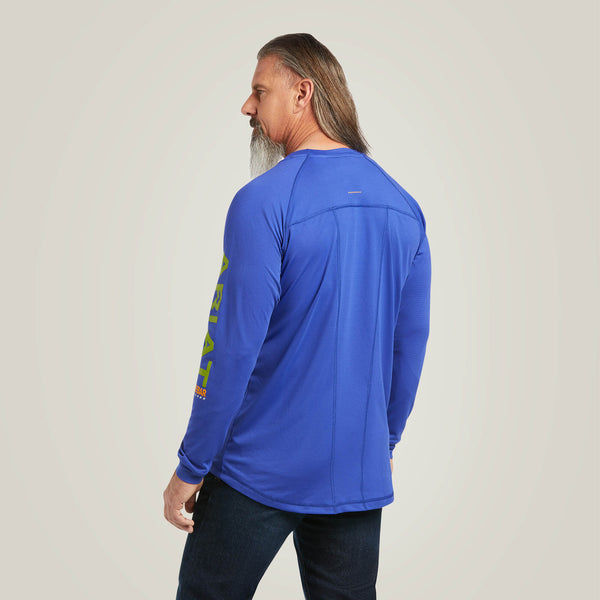 MEN'S Style No. 10039463 Rebar Heat Fighter T-Shirt- Royal Blue