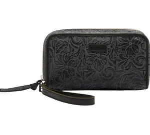 Steely Wristlet Wallet