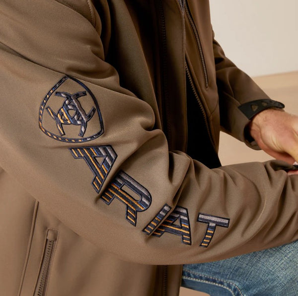 Ariat Men's Softshell Jacket Logo 2.0- 10046728  Banyan Bark