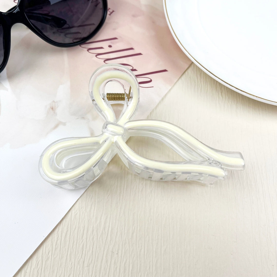 Jelly Color Bow Hai Clips