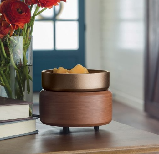 Pewter Walnut 2-In-1 Classic Fragrance Warmer