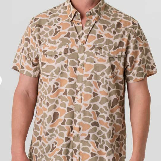 BURLEBO Performance Western Shirt - Venado Camo