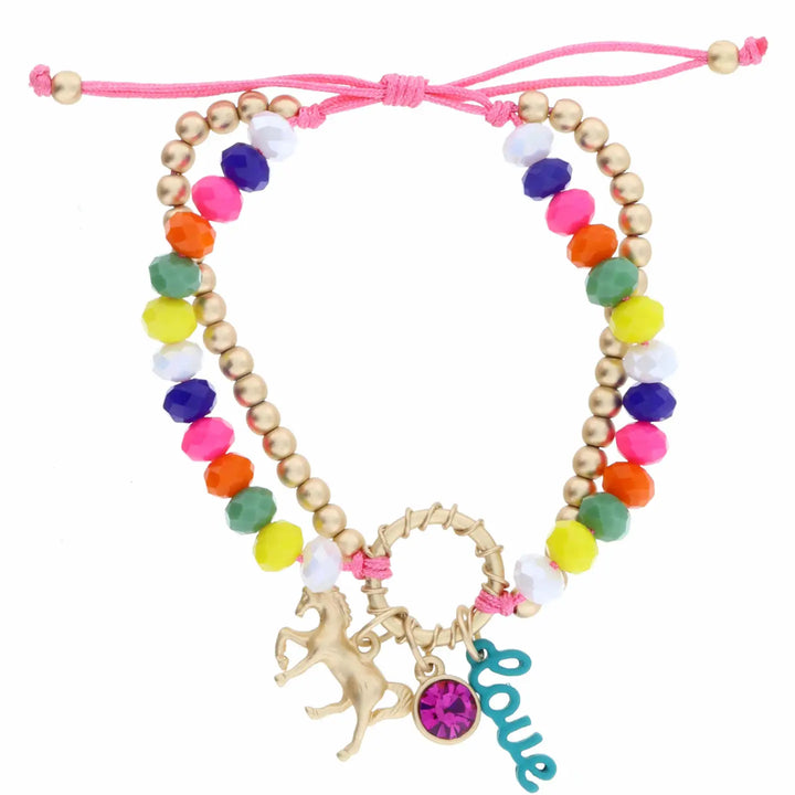 JM Kids 2 Strand Bar Bracelet