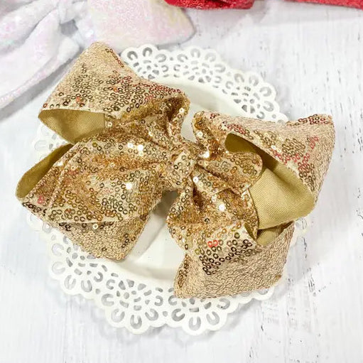 Sequin Texas Size Hair Bows
