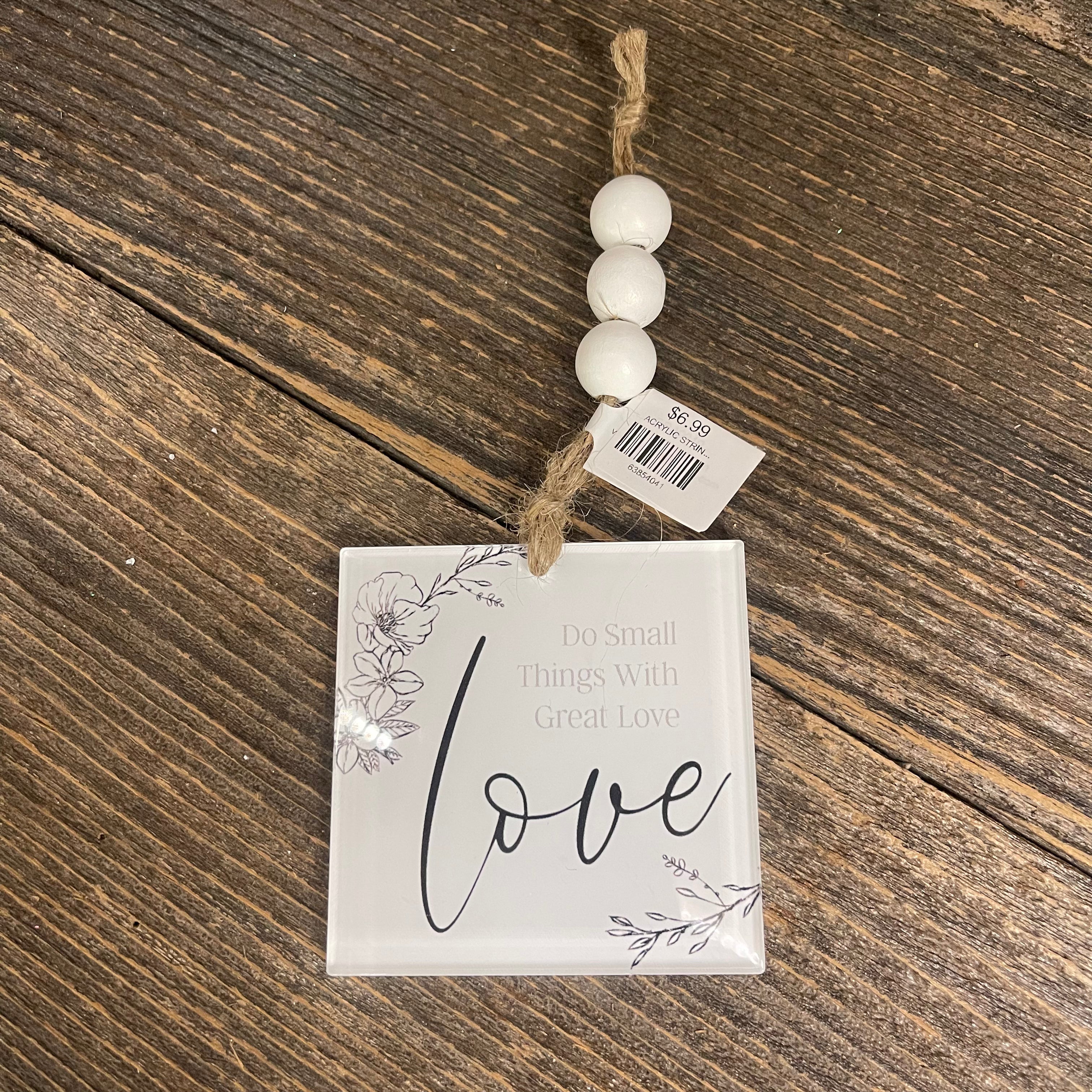 String. Sign Sk ACRYLIC STRING SIGN – Beyond Blessed Boutique