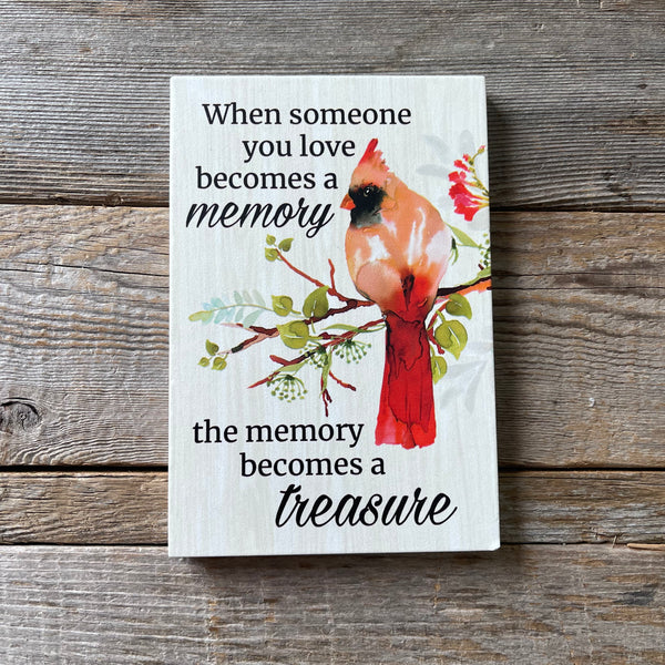 Memorial Birds Message plaques that hang or stand