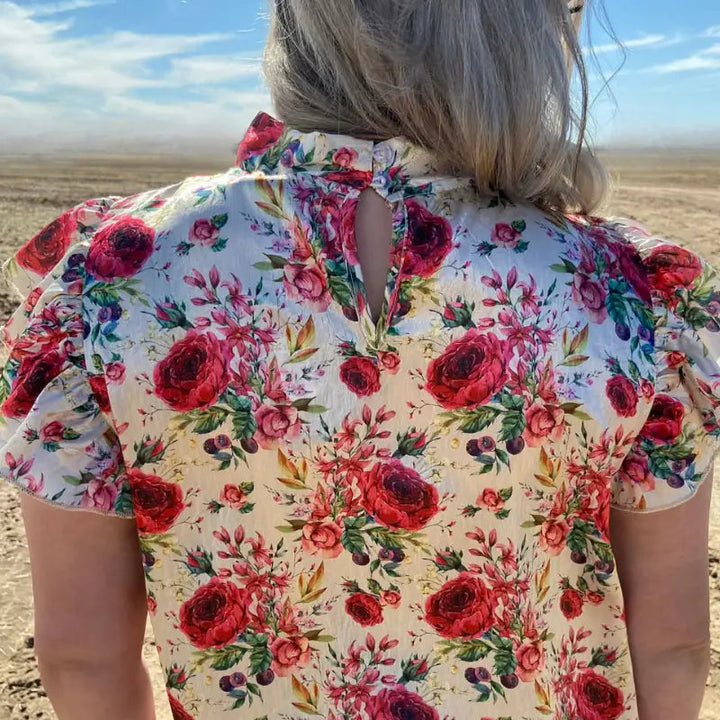 Sterling Kreek Porcelain Petals Top
