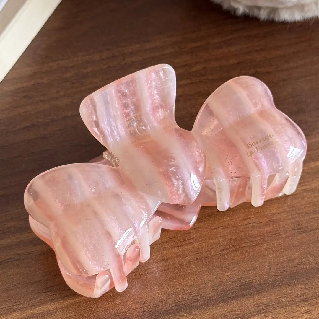 Chic Glossy 3D Bow Hair Claw