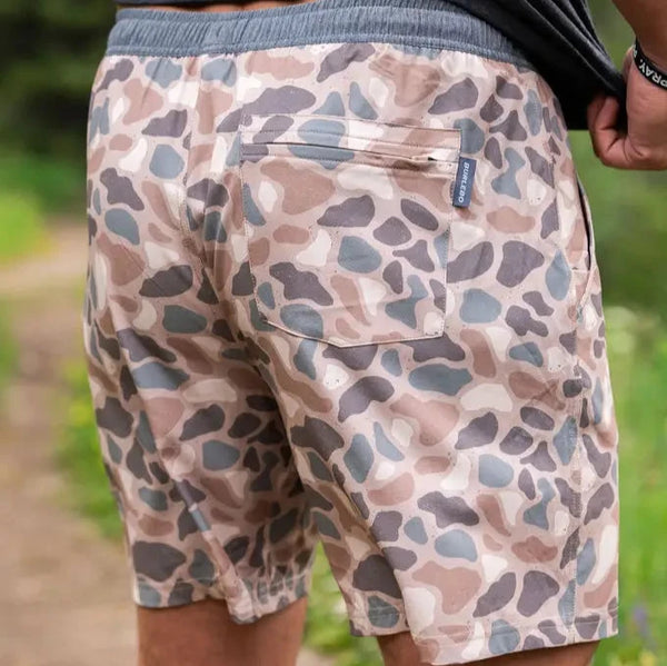 BURLEBO Athletic Short - Pintail Camo