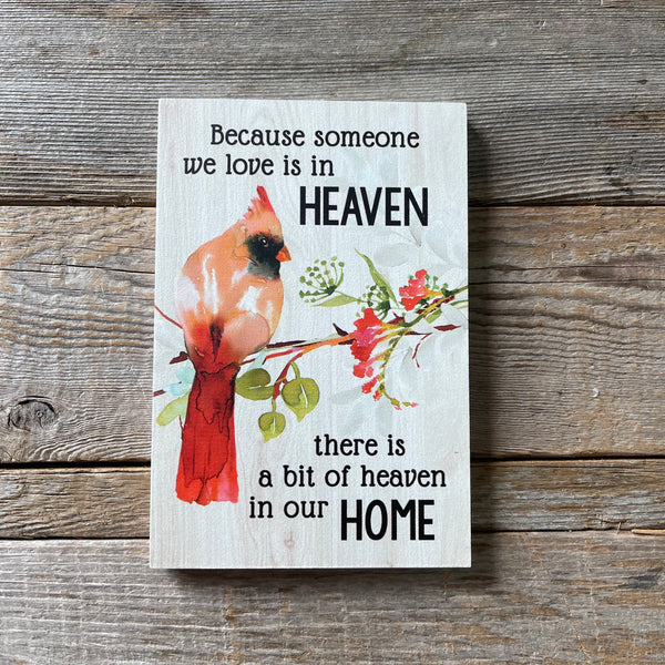 Memorial Birds Message plaques that hang or stand