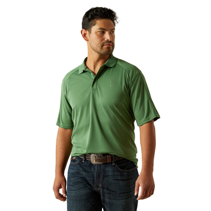 ARIAT AC FAIRWAY GREEN - MENS POLO - 10058808