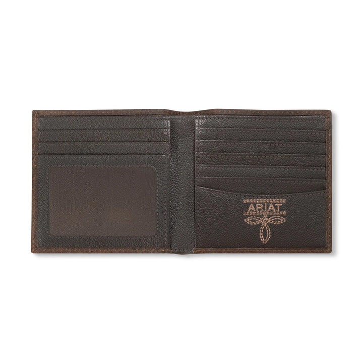ARIAT BIFOLD BOOT STITCH BROWN - ACCESSORIES WALLET - A3563502