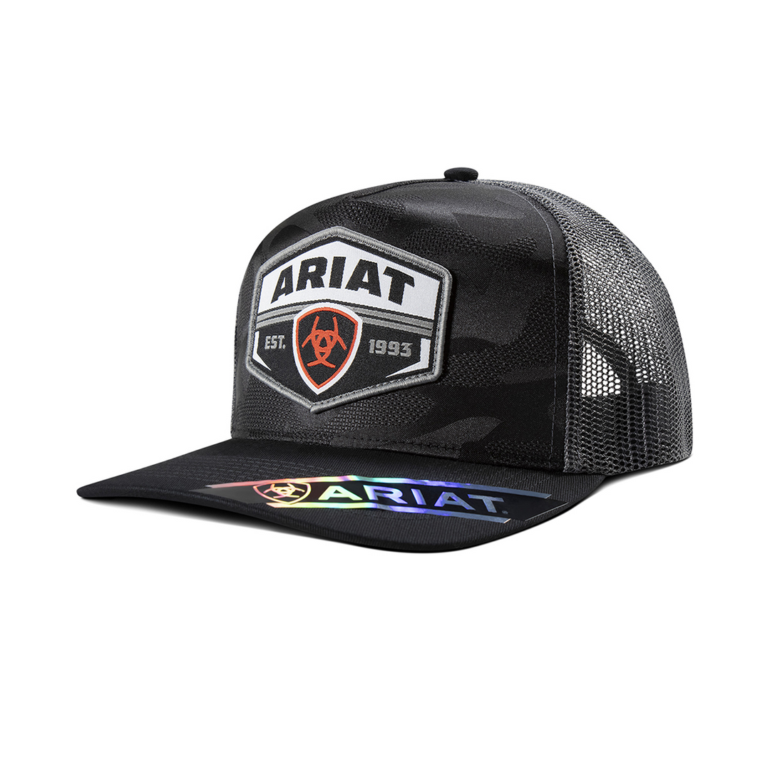 ARIAT BLACK CAMO PATCH - HATS CAP - A300095401