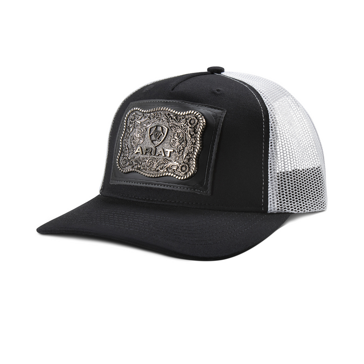 ARIAT BUCKLE PATCH BLACK/WHITE - HATS CAP - A300096901