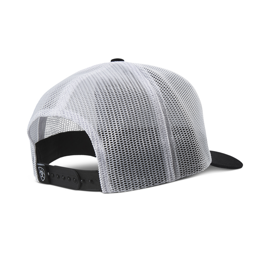 ARIAT BUCKLE PATCH BLACK/WHITE - HATS CAP - A300096901