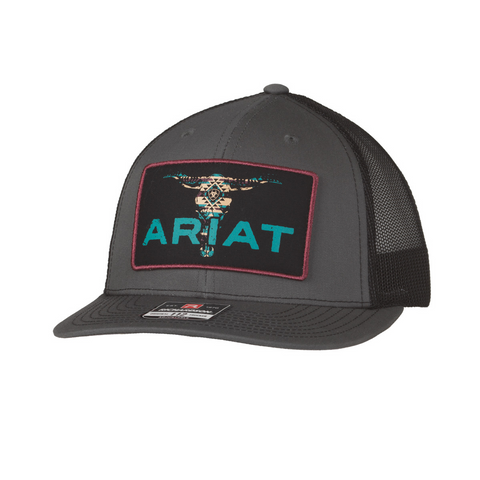 ARIAT BULL SKULL CHARCOAL - HATS CAP - A300085907