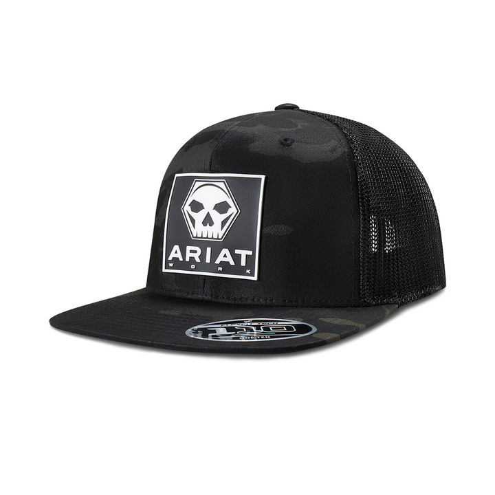ARIAT CAMO SKULL BOLT DARK GREEN - HATS CAP - A290002919
