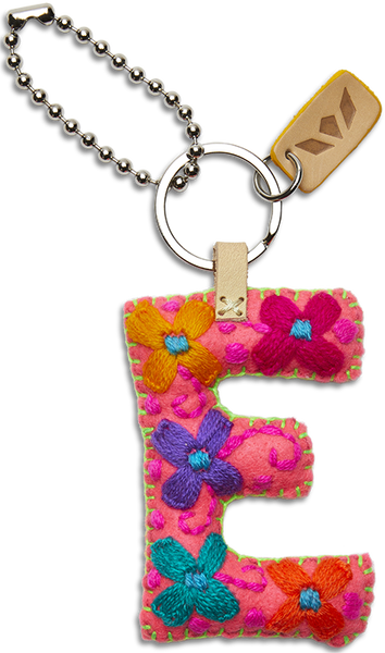 PINK CONSUELA FELT ALPHABET CHARM