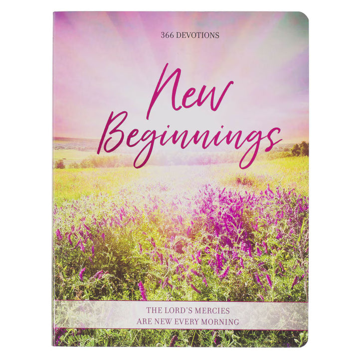 New Beginnings Pink Sunshine Field Softcover Devotional