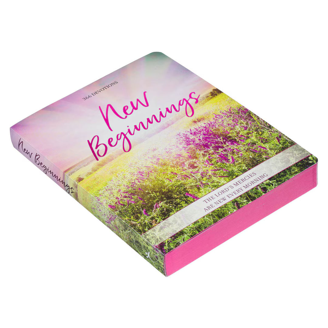 New Beginnings Pink Sunshine Field Softcover Devotional