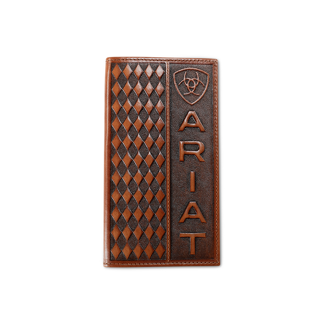 Ariat  DIAMOND EMBOSSED BROWN - ACCESSORIES WALLET - A3568402