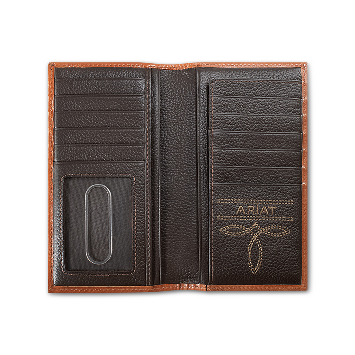 Ariat  DIAMOND EMBOSSED BROWN - ACCESSORIES WALLET - A3568402