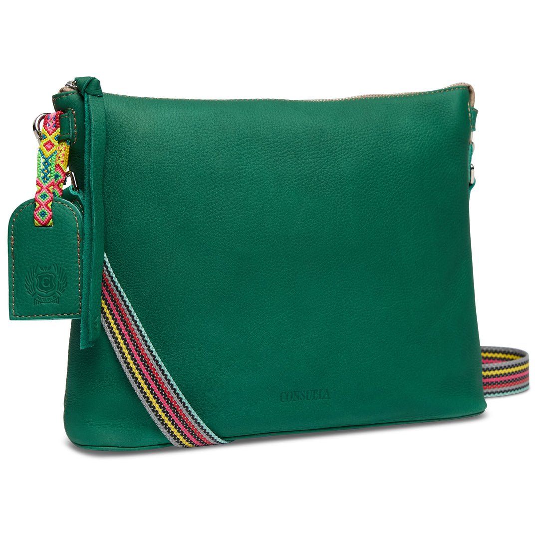 Teal Downtown Crossbody